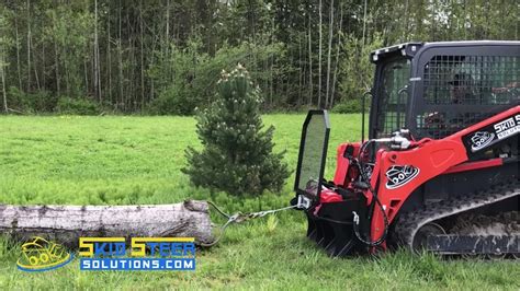 titan attachments 7.5 ton skid steer logging winch|15000 lb skid steer winch.